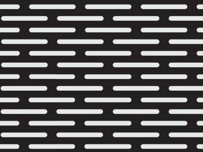 Staggered slot pattern of perforated pipe