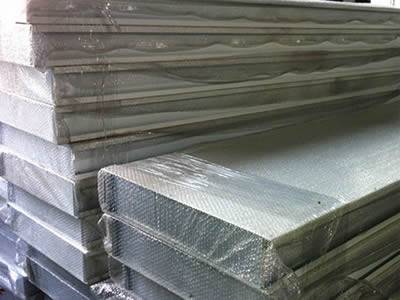 There are lots of aluminum sound barrier sheets which are packaged by wooden boards and tapes.