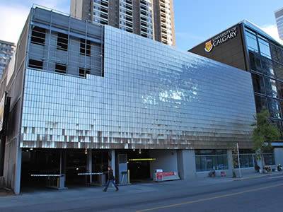The is a place of the building needs being covered by the perforated kinetic facade.